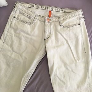 Earnest Sewn White Jeans